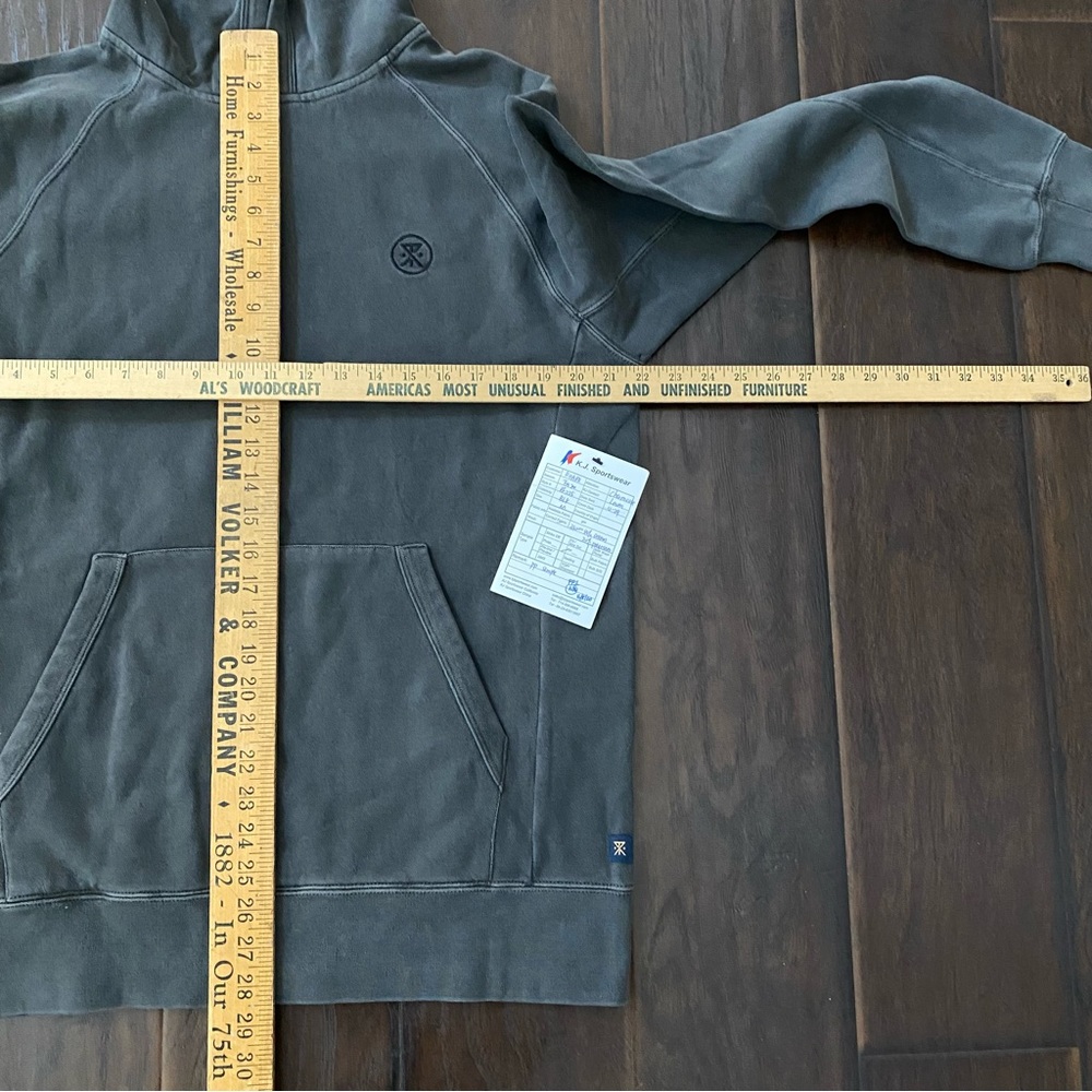 Roark Gray Men's hoodie - Picture 7 of 8